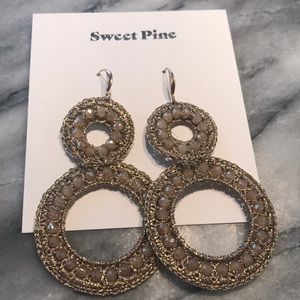 Boho fun large party earrings